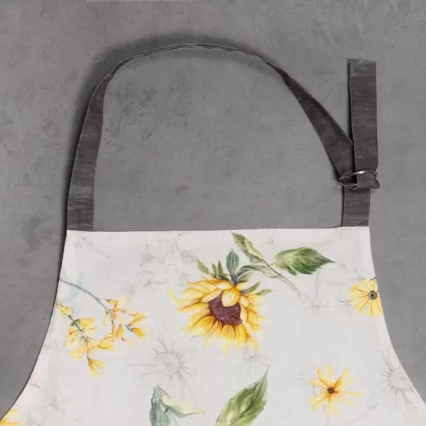 imageMaison d Hermine 100 Cotton Kitchen Apron with an Adjustable Neck with Long Ties for Women Men Chef15  Candice
