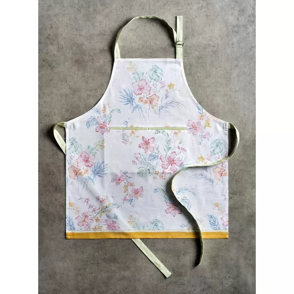 imageMaison d Hermine 100 Cotton Kitchen Apron with an Adjustable Neck with Long Ties for Women Men Chef20  Paradise Island