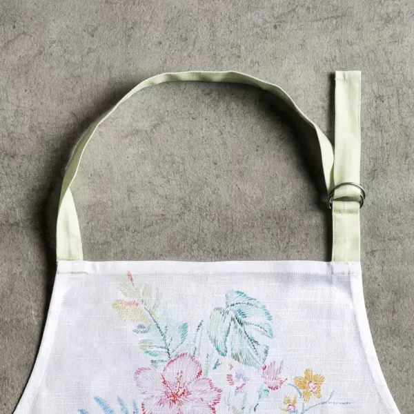 imageMaison d Hermine 100 Cotton Kitchen Apron with an Adjustable Neck with Long Ties for Women Men Chef20  Paradise Island