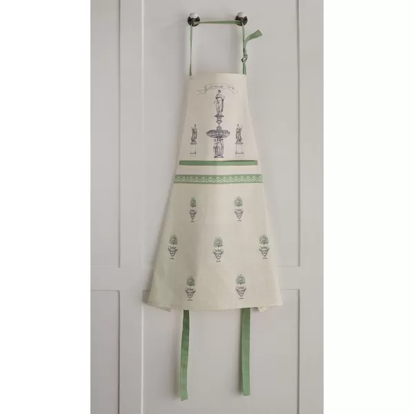 imageMaison d Hermine 100 Cotton Kitchen Apron with an Adjustable Neck with Long Ties for Women Men Chef6  Jardin Du Roy