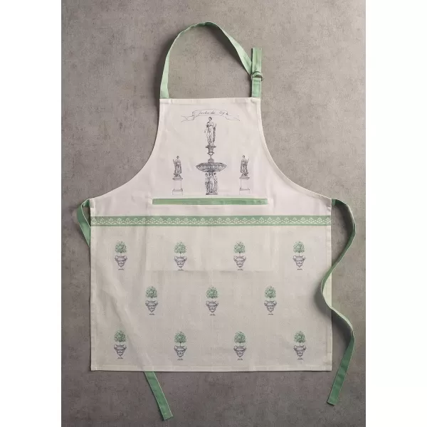 imageMaison d Hermine 100 Cotton Kitchen Apron with an Adjustable Neck with Long Ties for Women Men Chef6  Jardin Du Roy