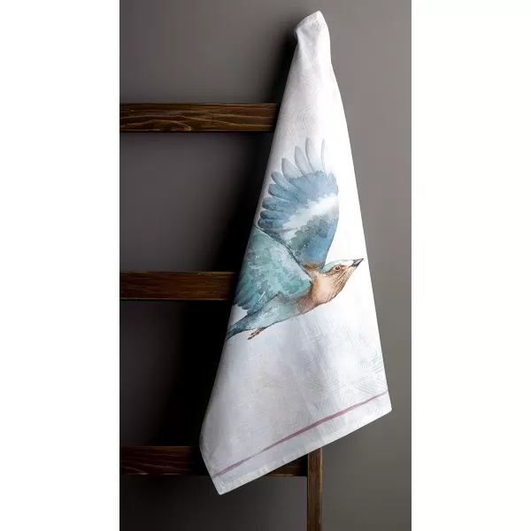 imageMaison d Hermine Dish Towels 100 Cotton Kitchen Towels Absorbent Dishcloth for Home Kitchen Dining Cocktail Parties ampamp Camping Marquise  SpringSummer Set of 318  Flying Birds