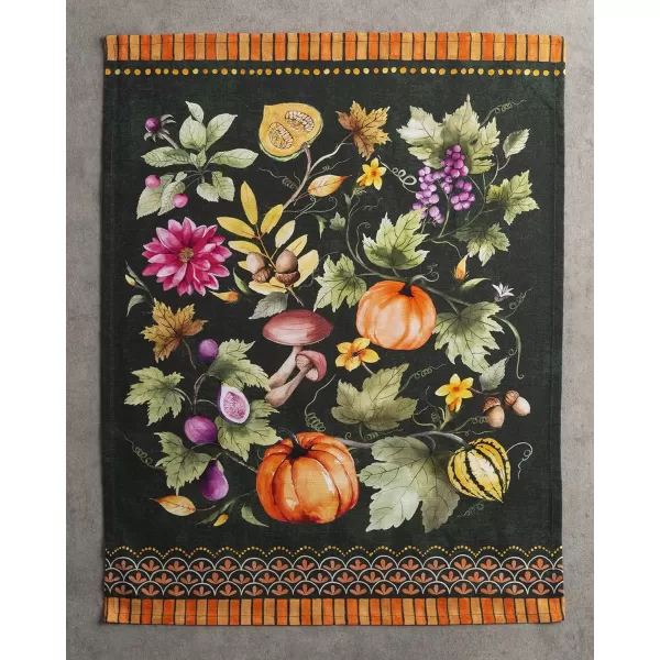 imageMaison d Hermine Kitchen Towel 100 Cotton Quick Dry Cleaning Dishtowel for Gifts Dining Home Wedding Banquet Buffet Equinoxe  Grey  ThanksgivingChristmas Set of 320  Pumpkin Garden  Dark Green