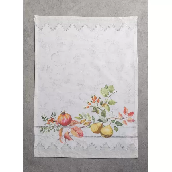 imageMaison d Hermine Kitchen Towel 100 Cotton Quick Dry Cleaning Dishtowel for Gifts Dining Home Wedding Banquet Buffet Equinoxe  Grey  ThanksgivingChristmas Set of 308  Fruit Dhiver