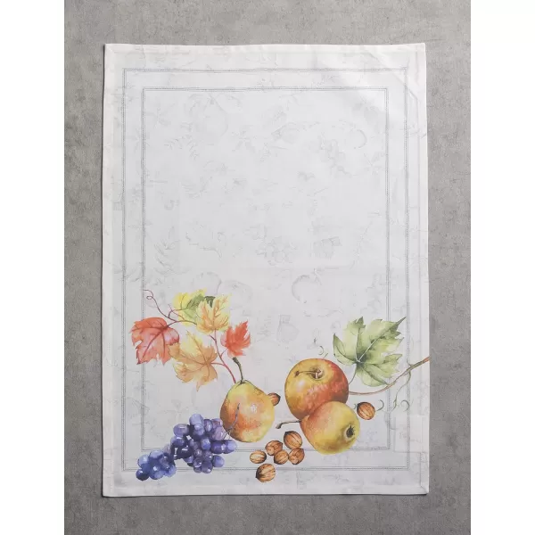 imageMaison d Hermine Kitchen Towel 100 Cotton Quick Dry Cleaning Dishtowel for Gifts Dining Home Wedding Banquet Buffet Equinoxe  Grey  ThanksgivingChristmas Set of 308  Fruit Dhiver