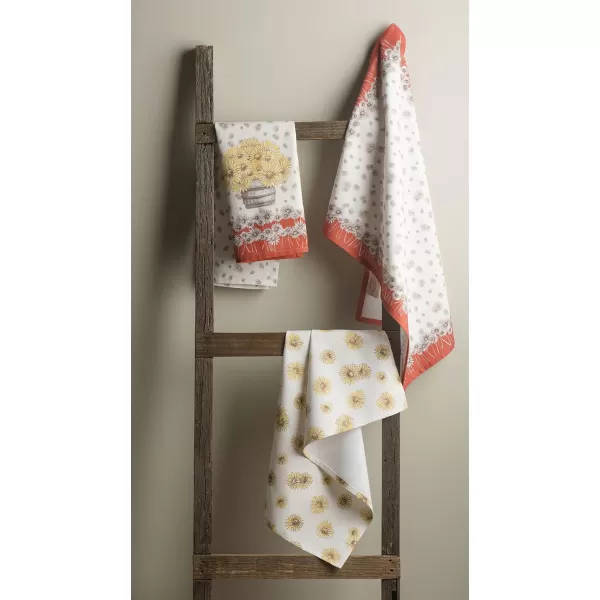 imageMaison d Hermine Kitchen Towel 100 Cotton Quick Dry Cleaning Dishtowel for Gifts Dining Home Wedding Banquet Buffet Equinoxe  Grey  ThanksgivingChristmas Set of 321  Bagatelle