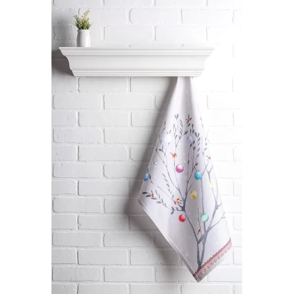 imageMaison d Hermine Kitchen Towel 100 Cotton Quick Dry Cleaning Dishtowel for Gifts Dining Home Wedding Banquet Buffet Morzine  ThanksgivingChristmas Set of 303  Fairy Christmas