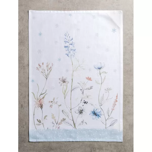 imageMaison d Hermine Kitchen Towel 100 Cotton Quick Dry Cleaning Dishtowel for Gifts Dining Home Wedding Banquet Buffet Morzine  ThanksgivingChristmas Set of 306  Ice Florals