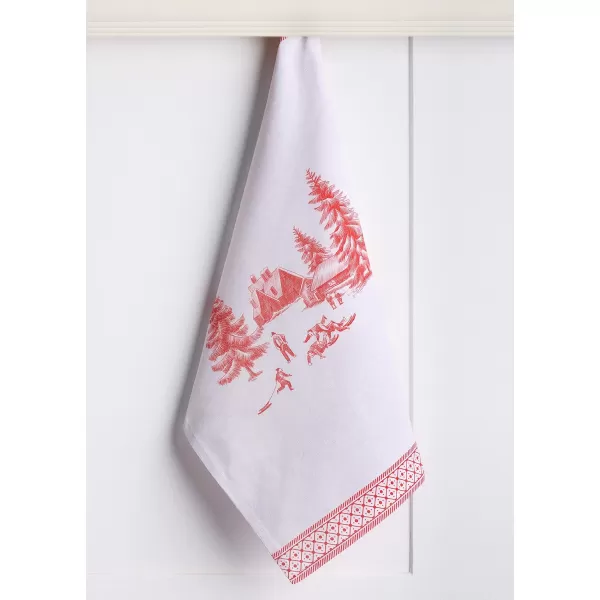 imageMaison d Hermine Kitchen Towel 100 Cotton Quick Dry Cleaning Dishtowel for Gifts Dining Home Wedding Banquet Buffet Morzine  ThanksgivingChristmas Set of 314  Winter Jouy