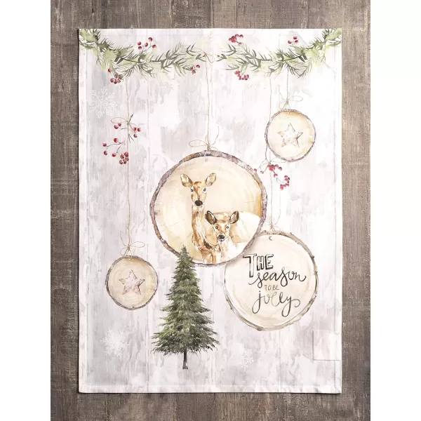 imageMaison d Hermine Kitchen Towel 100 Cotton Quick Dry Cleaning Dishtowel for Gifts Dining Home Wedding Banquet Buffet Morzine  ThanksgivingChristmas Set of 311  Mountain Life