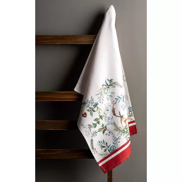 imageMaison d Hermine Kitchen Towel 100 Cotton Quick Dry Cleaning Dishtowel for Gifts Dining Home Wedding Banquet Buffet Morzine  ThanksgivingChristmas Set of 301  Holly Time