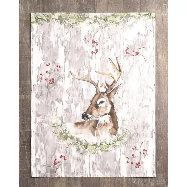 imageMaison d Hermine Kitchen Towel 100 Cotton Quick Dry Cleaning Dishtowel for Gifts Dining Home Wedding Banquet Buffet Morzine  ThanksgivingChristmas Set of 311  Mountain Life