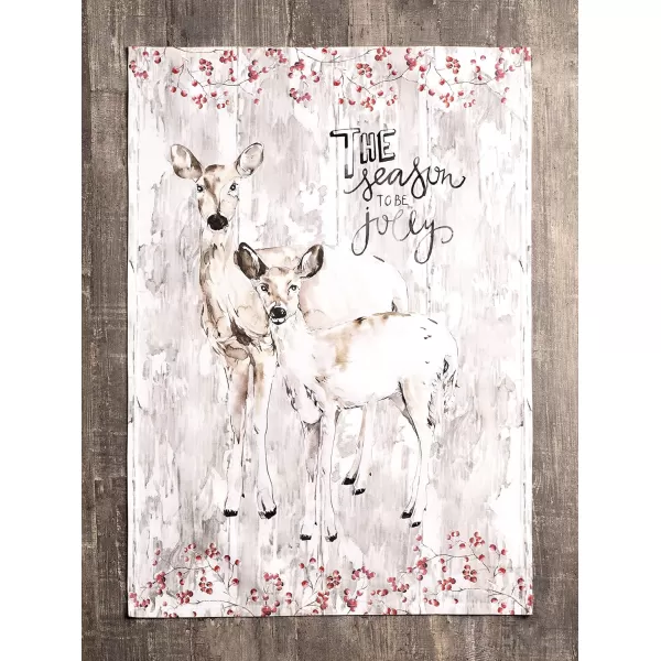imageMaison d Hermine Kitchen Towel 100 Cotton Quick Dry Cleaning Dishtowel for Gifts Dining Home Wedding Banquet Buffet Morzine  ThanksgivingChristmas Set of 311  Mountain Life
