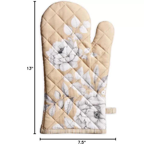 imageMaison d Hermine Oven Glove 100 Cotton 7 Inch x 13 Inch with Loop Heat Resistant BBQ Cooking Baking Grilling Microwave Barbeque Kelim  Infinity  ThanksgivingChristmas29  Pretty Autumn