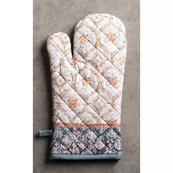 imageMaison d Hermine Oven Glove 100 Cotton 7 Inch x 13 Inch with Loop Heat Resistant BBQ Cooking Baking Grilling Microwave Barbeque Kelim  Infinity  ThanksgivingChristmas3  Fair Isle