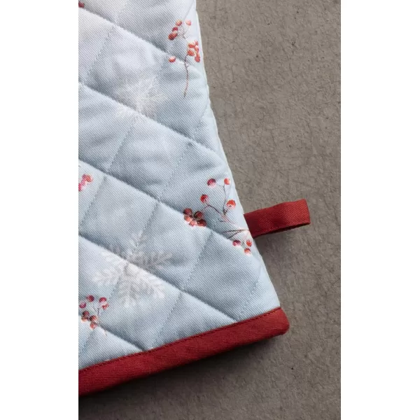 imageMaison d Hermine Oven Mitts  Pot Holders 100 Cotton Heat Resistant Oven Mitt 75quotx13quot ampamp Pot Holder 8quotx8quot Cooking BBQ Baking Grilling Fruit DHiver ThanksgivingChristmas33  Fairytale Forest