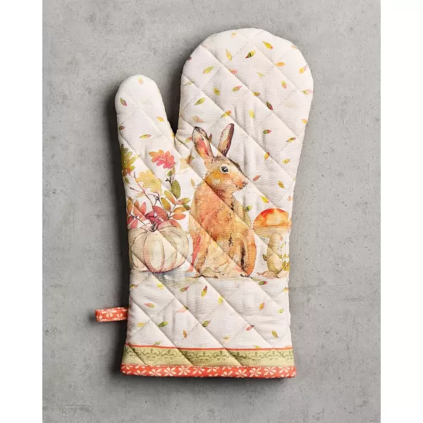 imageMaison d Hermine Oven Mitts  Pot Holders 100 Cotton Heat Resistant Oven Mitt 75quotx13quot ampamp Pot Holder 8quotx8quot Cooking BBQ Baking Grilling Fruit DHiver ThanksgivingChristmas46  Pumpkin Passion