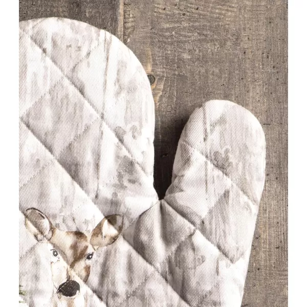 imageMaison d Hermine Oven Mitts  Pot Holders 100 Cotton Heat Resistant Oven Mitt 75quotx13quot ampamp Pot Holder 8quotx8quot Cooking BBQ Baking Grilling Fruit DHiver ThanksgivingChristmas35  Mountain Life