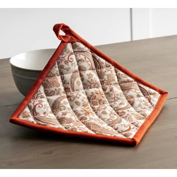 imageMaison d Hermine Oven Mitts  Pot Holders 100 Cotton Heat Resistant Oven Mitt 75quotx13quot ampamp Pot Holder 8quotx8quot Cooking BBQ Baking Grilling Fruit DHiver ThanksgivingChristmas7  Cachemire