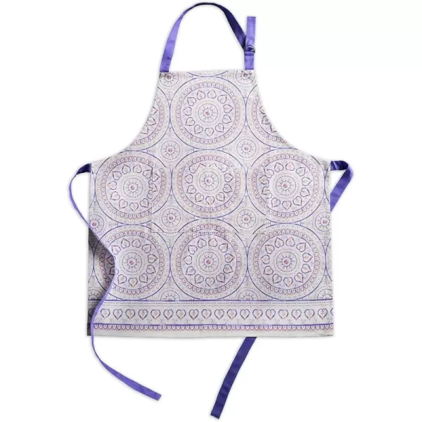 imageMaison d Hermine 100 Cotton Kitchen Apron with an Adjustable Neck with Long Ties for Women Men Chef1  Mandala