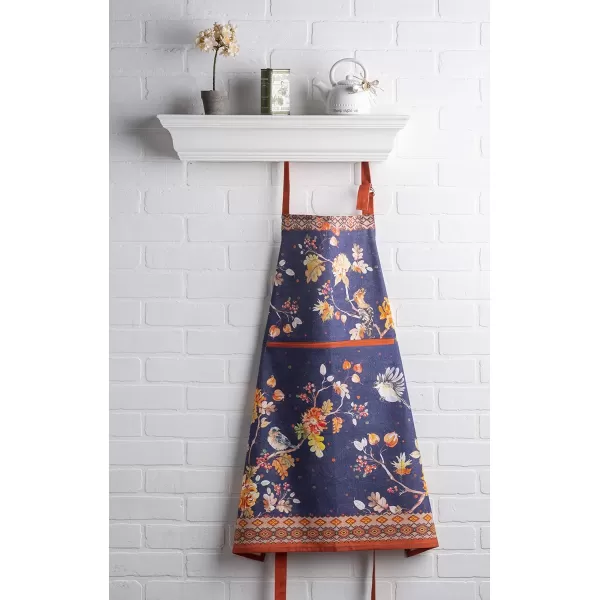 imageCotton Apron with Center Pocket Kitchen Unisex Cloth Apron 1 Piece with Long Ties for Painting Cooking Baking Restaurant01  Kelim  Infinity