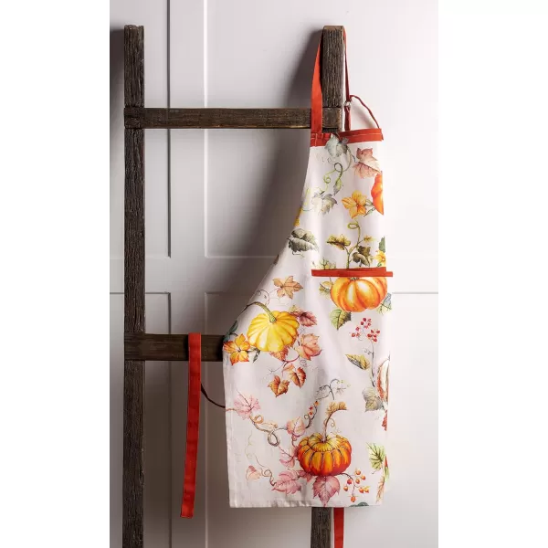 imageCotton Apron with Center Pocket Kitchen Unisex Cloth Apron 1 Piece with Long Ties for Painting Cooking Baking Restaurant12  Potiron