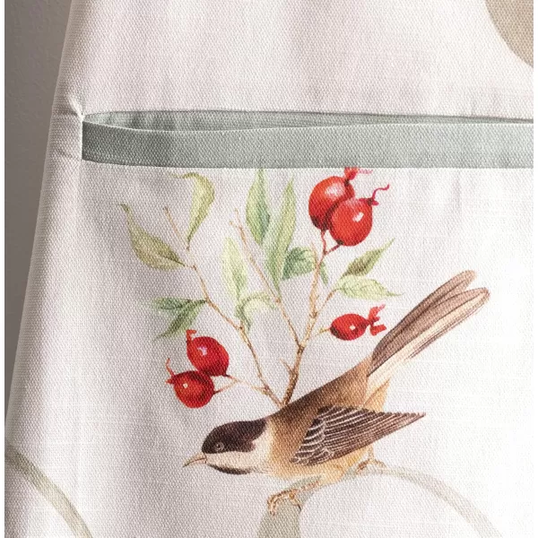 imageCotton Apron with Center Pocket Kitchen Unisex Cloth Apron 1 Piece with Long Ties for Painting Cooking Baking Restaurant19  Lumina