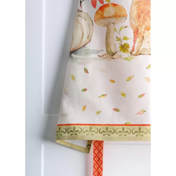 imageCotton Apron with Center Pocket Kitchen Unisex Cloth Apron 1 Piece with Long Ties for Painting Cooking Baking Restaurant21  Pumpkin Passion