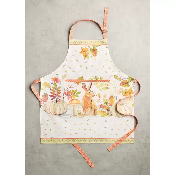 imageCotton Apron with Center Pocket Kitchen Unisex Cloth Apron 1 Piece with Long Ties for Painting Cooking Baking Restaurant21  Pumpkin Passion