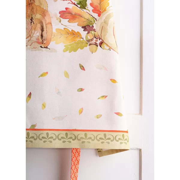 imageCotton Apron with Center Pocket Kitchen Unisex Cloth Apron 1 Piece with Long Ties for Painting Cooking Baking Restaurant21  Pumpkin Passion