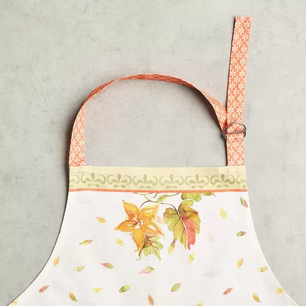 imageCotton Apron with Center Pocket Kitchen Unisex Cloth Apron 1 Piece with Long Ties for Painting Cooking Baking Restaurant21  Pumpkin Passion