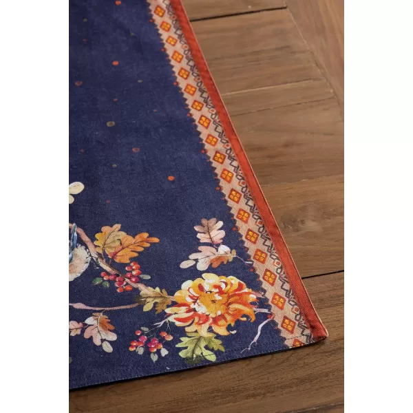 imageMaison d Hermine Cloth Placemat 100 Cotton Set of 4 Decorative Washable Place Mats Table Placemat Dining Kitchen Parties ampamp Camping Kelim  Infinity  ThanksgivingChristmas
