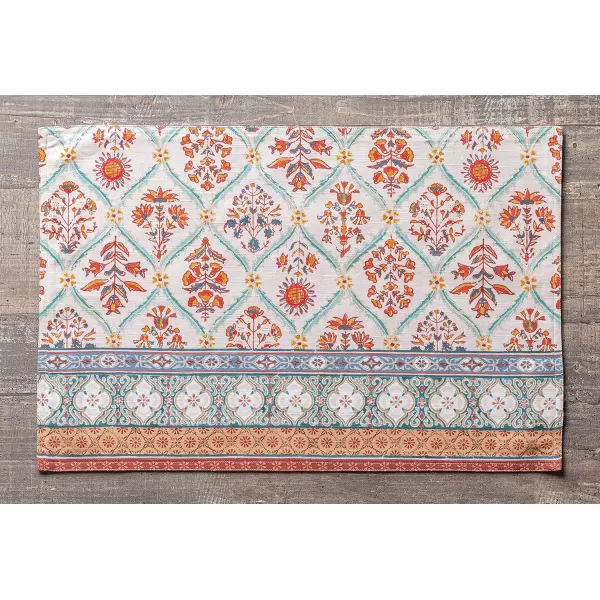 imageMaison d Hermine Cloth Placemats 100 Cotton Set of 4 Decorative Washable Table Placemat Dining Holidays Buffet Parties ampamp Wedding Use Romane  ThanksgivingChristmas