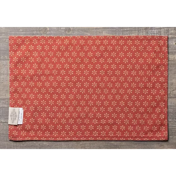 imageMaison d Hermine Cloth Placemats 100 Cotton Set of 4 Decorative Washable Table Placemat Dining Holidays Buffet Parties ampamp Wedding Use Romane  ThanksgivingChristmas