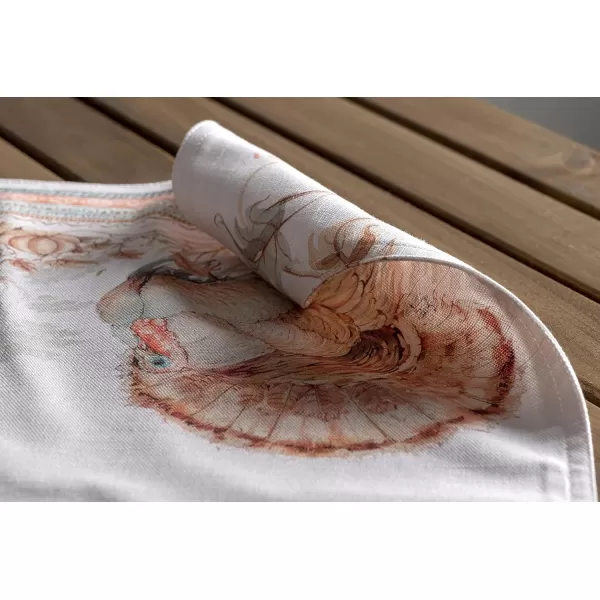 imageMaison d Hermine Cloth Placemats Set of 4 100 Cotton Decorative Washable Table Place Mat Kitchen Party Wedding Restaurant ampamp Camping Giving Thanks  ThanksgivingChristmas