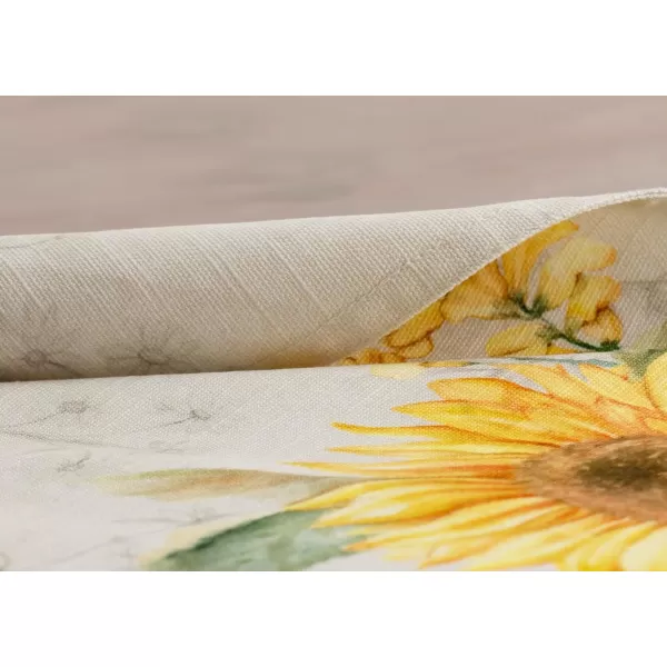 imageMaison d Hermine Cloth Placemats Set of 4 100 Cotton Decorative Washable Table Place Mat Kitchen Party Wedding Restaurant ampamp Camping Meadow Florals  Beige  SpringSummer20  Candice