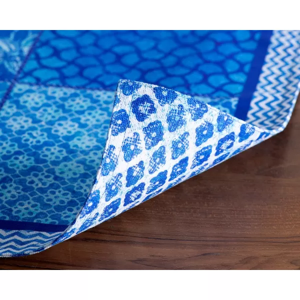 imageMaison d Hermine Cloth Placemats Set of 4 100 Cotton Decorative Washable Table Place Mat Kitchen Party Wedding Restaurant ampamp Camping Meadow Florals  Beige  SpringSummer21  Indigo Love