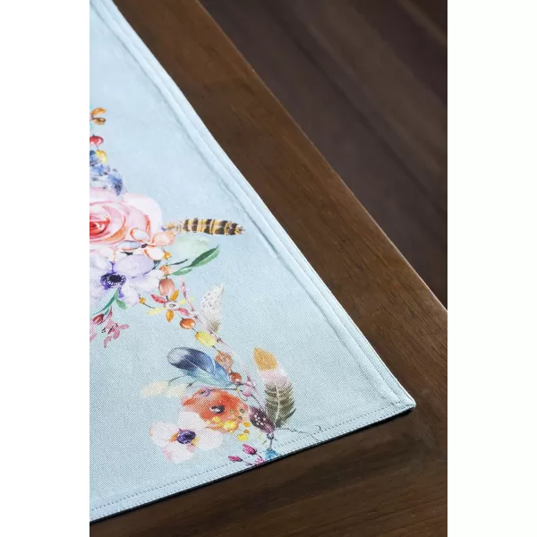 imageMaison d Hermine Cloth Placemats Set of 4 100 Cotton Decorative Washable Table Place Mat Kitchen Party Wedding Restaurant ampamp Camping Meadow Florals  Beige  SpringSummer26  Ibiza