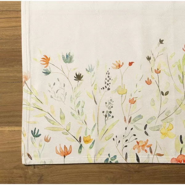 imageMaison d Hermine Cloth Placemats Set of 4 100 Cotton Decorative Washable Table Place Mat Kitchen Party Wedding Restaurant ampamp Camping Meadow Florals  Beige  SpringSummer1  Colmar