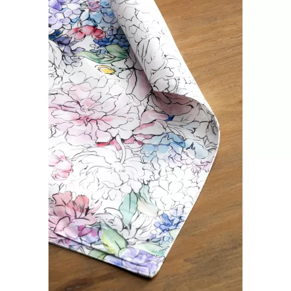 imageMaison d Hermine Cloth Placemats Set of 4 100 Cotton Decorative Washable Table Place Mat Kitchen Party Wedding Restaurant ampamp Camping Meadow Florals  Beige  SpringSummer19  Floral Love