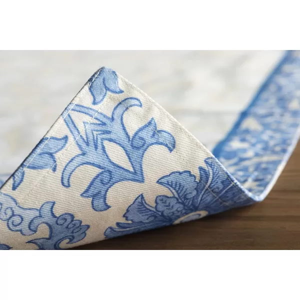 imageMaison d Hermine Cloth Placemats Set of 4 100 Cotton Decorative Washable Table Place Mat Kitchen Party Wedding Restaurant ampamp Camping Meadow Florals  Beige  SpringSummer10  Canton
