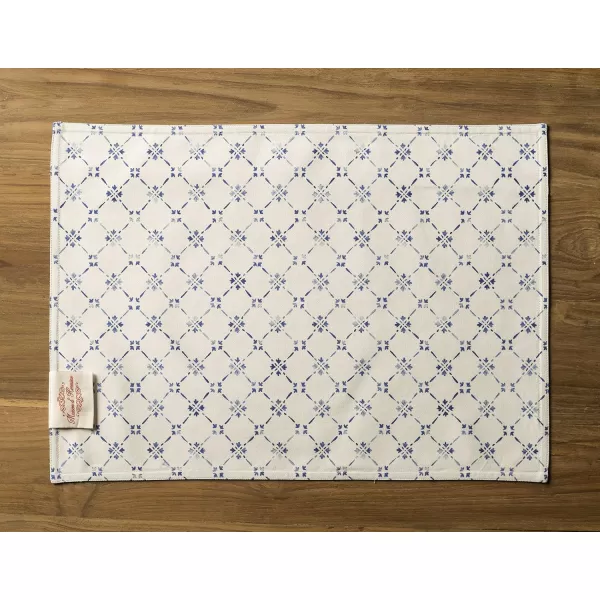 imageMaison d Hermine Cloth Placemats Set of 4 100 Cotton Decorative Washable Table Place Mat Kitchen Party Wedding Restaurant ampamp Camping Meadow Florals  Beige  SpringSummer3  Faience