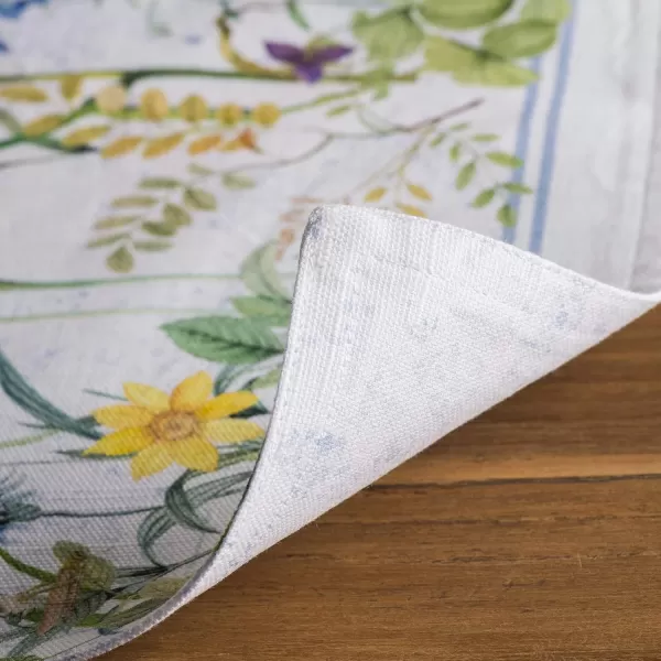 imageMaison d Hermine Cloth Placemats Set of 4 100 Cotton Decorative Washable Table Place Mat Kitchen Party Wedding Restaurant ampamp Camping Meadow Florals  Beige  SpringSummer06  Fleurs De Mai