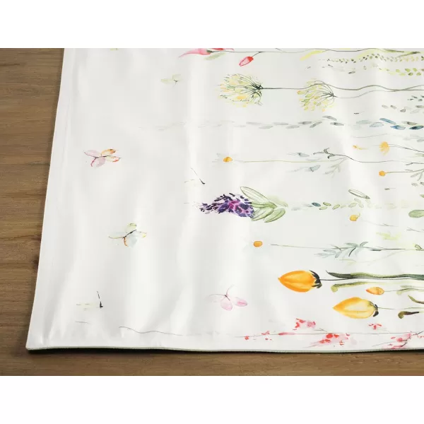 imageMaison d Hermine Cloth Placemats Set of 4 100 Cotton Decorative Washable Table Place Mat Kitchen Party Wedding Restaurant ampamp Camping Meadow Florals  Beige  SpringSummer2  Botanical Fresh