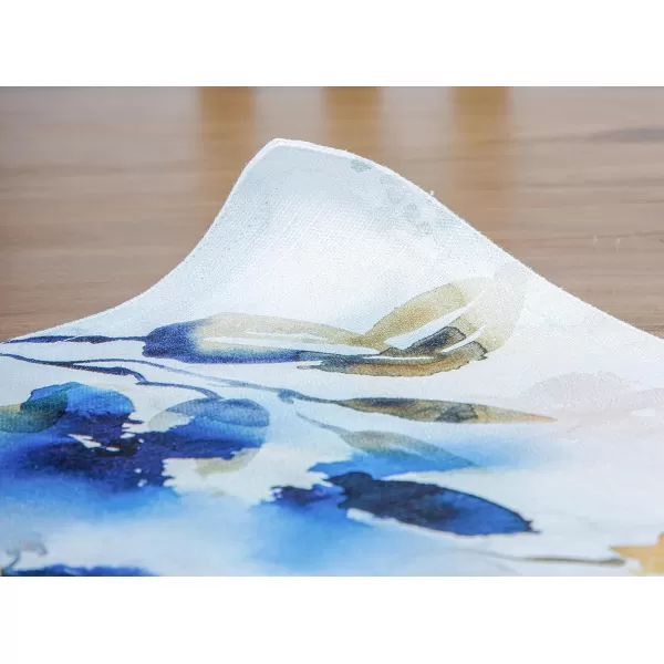 imageMaison d Hermine Cloth Placemats Set of 4 100 Cotton Decorative Washable Table Place Mat Kitchen Party Wedding Restaurant ampamp Camping Meadow Florals  Beige  SpringSummer25  Lazy Summer Days
