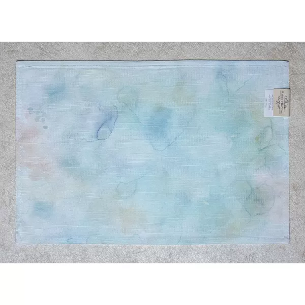 imageMaison d Hermine Cloth Placemats Set of 4 100 Cotton Decorative Washable Table Place Mat Kitchen Party Wedding Restaurant ampamp Camping Meadow Florals  Beige  SpringSummer25  Lazy Summer Days
