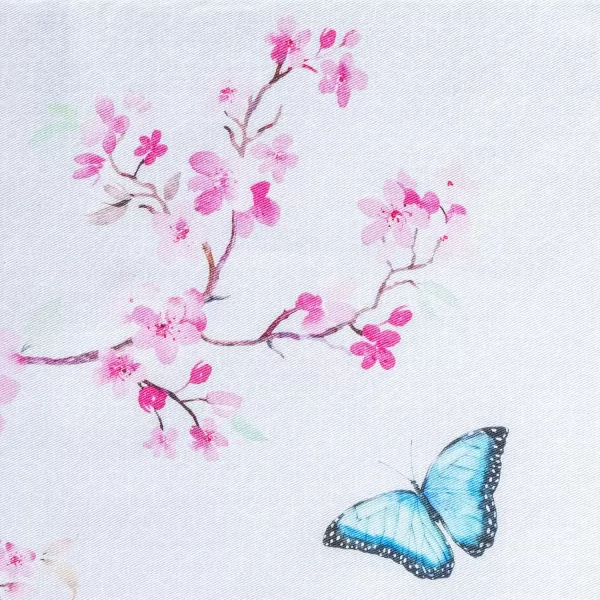 imageMaison d Hermine Cloth Placemats Set of 4 100 Cotton Decorative Washable Table Place Mat Kitchen Party Wedding Restaurant ampamp Camping Meadow Florals  Beige  SpringSummer13  Blossoms in Spring