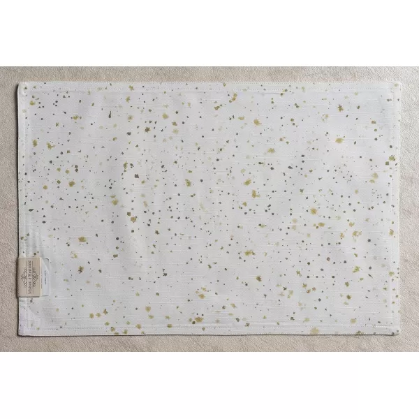 imageMaison d Hermine Cloth Placemats Set of 4 100 Cotton Decorative Washable Table Place Mat Kitchen Party Wedding Restaurant ampamp Camping Meadow Florals  Beige  SpringSummer14  Meadow Florals  Beige