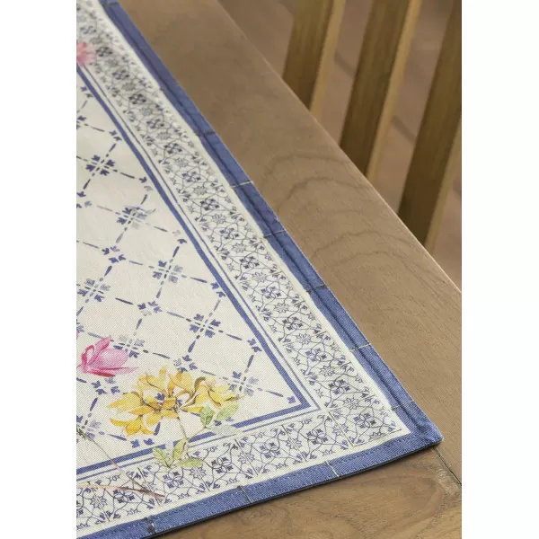 imageMaison d Hermine Cloth Placemats Set of 4 100 Cotton Decorative Washable Table Place Mat Kitchen Party Wedding Restaurant ampamp Camping Meadow Florals  Beige  SpringSummer3  Faience