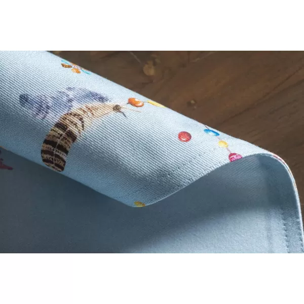 imageMaison d Hermine Cloth Placemats Set of 4 100 Cotton Decorative Washable Table Place Mat Kitchen Party Wedding Restaurant ampamp Camping Meadow Florals  Beige  SpringSummer26  Ibiza
